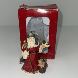 VTG Olde World Santa Claus Christmas Ornament Franks Nursery & Crafts Taiwan